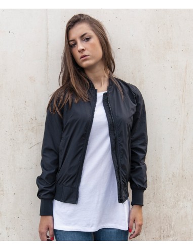 BUI-BY044-Ladies Nylon Bomber Jacket